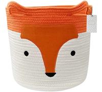 Vendos85 Panier de rangement renard - Orange