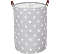 Vendos85 Panier de rangement rond - Gris