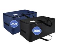Vendos85 sac de rangement pliable - Noir