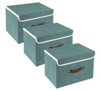 Vendos85 Set 3 boîtes de rangement - Vert