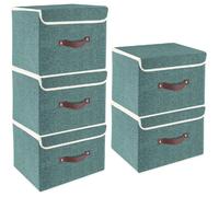 Vendos85 Set 5 boîtes de rangement - Vert