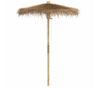 Vendre à perte - Parasol Tiki avec auvent en feuille de bananier 150 cm bambou 17276