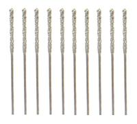 VENEKA 20 PièCes SéRies 0,8 Mm Enduit de Diamant Pointe Pointe Foret HéLicoïDal pour Carreaux de Pierre de en Verre