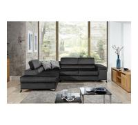 Venesetti canapé d'angle ERWAN - Anthracite