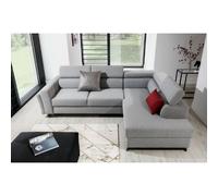 Venesetti KARL Canapé d'angle convertible - Gris