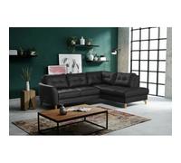 Venesetti Noria - Canapé d'angle convertible - Noir