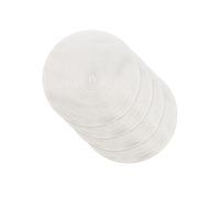 Venilia 59122 Lot de 4 Sets de Table, crème, Ronds, pour Salle à Manger, Dessous de Plat, tissés, qualité Alimentaire, 38 cm