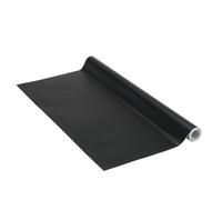 Venilia film adhésif meuble noir 90x210 cm, revêtement décoratif autocollant pour armoire, table et cuisine, vinyle repositionnable, découpe facile, rénovation intérieure, 54320
