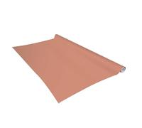 Vénilia Film adhésif unimat - Terre cuite - 45 cm x 2 m - Film décoratif pour meubles - Papier peint - Film de cuisine - PVC sans phtalates - Fabriqué en UE, Terracotta