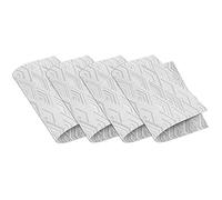 Venilia Lot de 4 Sets de Table en Forme de trapèze Gris - 45 x 30 cm - 59046