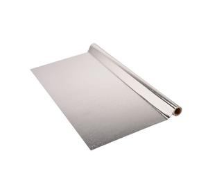 Venilia Papier adhésif Alu Brossé Aspect métal - 67,5cm x 1,5m - Épaisseur 120μ, Film autocollant pour meuble et cuisine, film décoratif, papier peint, PVC sans phtalates, Fabriqué en UE