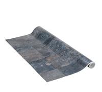 Venilia Papier adhésif Bleu rouille Aspect industriel - 45cm x 1,5m - Épaisseur 120μ, Film autocollant pour meuble et cuisine, film décoratif, papier peint, PVC sans phtalates, Fabriqué en UE