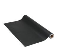 Venilia Papier adhésif Cercles Optique industrielle Noir - 67,5cm x 1,5m - Épaisseur 350µ, Film autocollant pour meuble et cuisine, film décoratif, papier peint, PVC sans phtalates, Fabriqué en UE