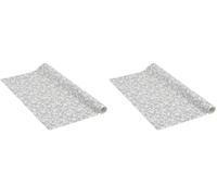 Venilia Papier adhésif | Cirrus Grey Ornements floraux | 45 cm x 1,5 m, Épaisseur 95μ | Film autocollant pour meuble et cuisine, film décoratif, papier peint | PVC sans phtalates | Fabriqué en UE