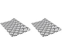 Venilia Papier adhésif | Cubes 3D Rétro Bleu Gris | 45 cm x 2 m, Épaisseur 95μ | Film autocollant pour meuble et cuisine, film décoratif, papier peint | PVC sans phtalates | Fabriqué en UE (Lot de 2)