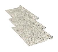 Venilia Papier adhésif Greenline | Granit Blanc | 45cm x 2m, Épaisseur 95μ | Film autocollant pour meuble et cuisine, film décoratif | en plastique 100% recyclé - sans phtalates | Lot de 3