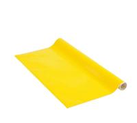 Venilia Papier adhésif Greenline | Jaune clair | 67,5cm x 2m, Épaisseur 95μ | Film autocollant pour meuble et cuisine, film décoratif | en plastique 100% recyclé - sans phtalates | Fabriqué en UE