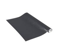 Vénilia Papier adhésif Gris Aspect Cuir Patch en Cuir - 45cm x 1,5m - Épaisseur 260μ, Film Autocollant pour Meuble et Cuisine, Film décoratif, Papier Peint, PVC sans phtalates, Fabriqué en UE