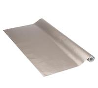 Venilia Papier adhésif Nickel Aspect métal Industriel - 45cm x 1,5m - Épaisseur 160μ, Film autocollant pour meuble et cuisine, film décoratif, papier peint, PVC sans phtalates, Fabriqué en UE