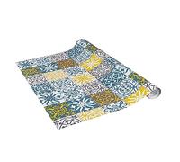 Venilia Papier adhésif | Oriental Tiles Aspect carrelage | 45 cm x 2 m, Épaisseur 95μ | Film autocollant pour meuble et cuisine, film décoratif, papier peint | PVC sans phtalates | Fabriqué en UE