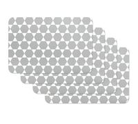 Venilia Set de table imprimé Caline gris, Napperon pour salle à manger, Tapis de table à manger, rectangulaire, 4 pièce, 45 x 30cm, 59042