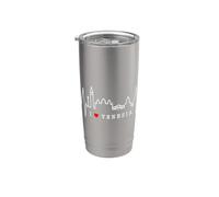 Venise Skyline Battement de Cœur Italie J'aime Venezia Gobelet isotherme en acier inoxydable double paroi
