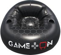 Venom Fauteuil de jeu gonflable avec porte-gobelets - Pouf pour enfants et ados, charge jusqu’à 75 kg