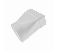Vent Systems Connecteur de tuyau rectangulaire 110 x 55 mm pour raccord rond de 100 mm. Système de ventilation, chauffage, refroidissement - Ne convient pas aux appareils AC.