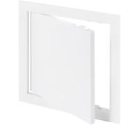 Vent Systems Panneau d'accès de plomberie en plastique blanc de 200 x 200 mm - Panneau d'accès en placoplâtre/cloison sèche pour espace sanitaire - Couverture de fil mural - Porte d'accès pour maison