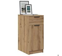 (Vente chaude)Armoire de bureau 1 PC - SWEETY - Armoire de rangement - pour bureau - chêne artisanal 33x50x75cm - bois d'ingénierie,