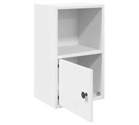 (Vente Chaude)Bibliothèque - CLOUD - Cabinet/Placard pour livres - blanc 31x24x52 cm - Bois d'ingénierie 3407913