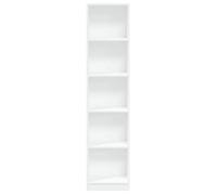 (Vente Chaude)Bibliothèque - CLOUD - Cabinet/Placard pour livres - blanc 40x24x176 cm - Bois d'ingénierie 8214633