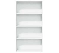 (Vente Chaude)Bibliothèque - CLOUD - Cabinet/Placard pour livres - blanc 80x30x152 cm - Bois d'ingénierie 3888478