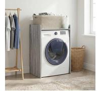 (Vente Chaude)Cabinet pour machine à laver - JILLE'S - Colonne salle de bain buanderie Gris Sonoma 67 5x48x97 cm 2604100