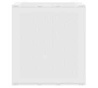 (Vente Chaude)COFFRE DE JARDIN ,SOLOMON, Boîte de rangement avec stockage - FAFA-TOP - Meuble de jardin - Blanc 55x53x57 cm Polyprop
