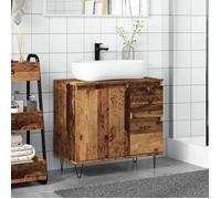 (Vente chaude)Meuble de Lavabo de Salle de Bain, Cabinet Sous évier,JILL'S, vieux bois 65x33x60 cm - M822903