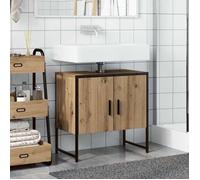 (Vente chaude)Meuble-lavabo de Salle de Bain, Cabinet Sous évier,JILL'S, Meuble WC, chêne artisanal 60x33x60 cm - M648540