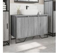 (Vente chaude)Meuble-lavabo de Salle de Bain, Cabinet Sous évier,JILL'S, Meuble WC, sonoma gris 91x35x60 cm - M498698