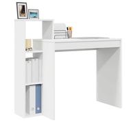 (Vente Chaude)Meuble ordinateur/Bureau PC - CLOUD - Cabinet de Bureau avec étagère Blanc 100x40x90 cm - Bois d'ingénierie 6140431