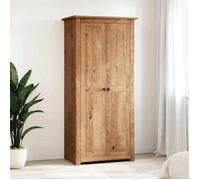 (Vente chaude)Suport vêtements 1 PC - SWEETY - Garde-robe moderne - 80x50x171,5cm Pin massif Assortiment Panama,308162