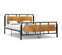 VENTE-FLASH Cadre de lit CHAMBRE - sans matelas - métal 160x200 cm -(8214324873)VIDAXL