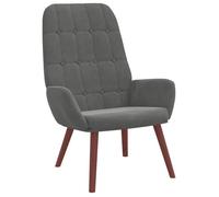 VENTE-FLASH Fauteuil relaxant velours gris foncé avec manuel de montage(2191382) VIDAXL