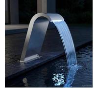 VENTE-FLASH Fontaine de piscine Argenté 47 x 31 x 60 cm Acier inoxydable,avec manuel de montage（76141699）VIDAXL