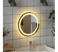 VENTE-FLASH Miroir de salle de bain à LED 40 cm rond,avec manuel de montage（45857229）VIDAXL