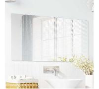 VENTE-FLASH Miroir mural Rectangulaire 50 x 100 cm verre trempé,avec manuel de montage（98127235）VIDAXL
