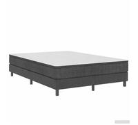 VENTE-FLASH Sommier à lattes - de lit Gris Tissu 160x200 cm -(4601287457)VIDAXL