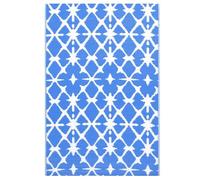 VENTE-FLASH Tapis d'extérieur-Tapis de jardin ARAKIL bleu et blanc 80x150 cm PP(296132)ZLH