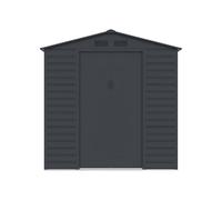 Abri de jardin métal en acier galvanisé - Anthracite - 4,15 m² - ADELMO