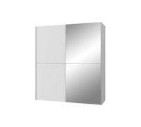 Vente-unique Armoire avec miroir - Blanc mat