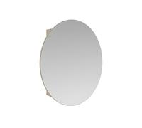 Vente-unique - Armoire Murale de Salle de Bain Ovale avec Miroir - Couleur chêne - RURI